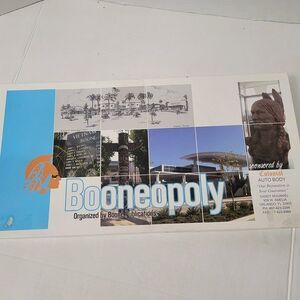 Booneopoly Boone Publications Custom Board Game Vintage 90s Colonial Boone High